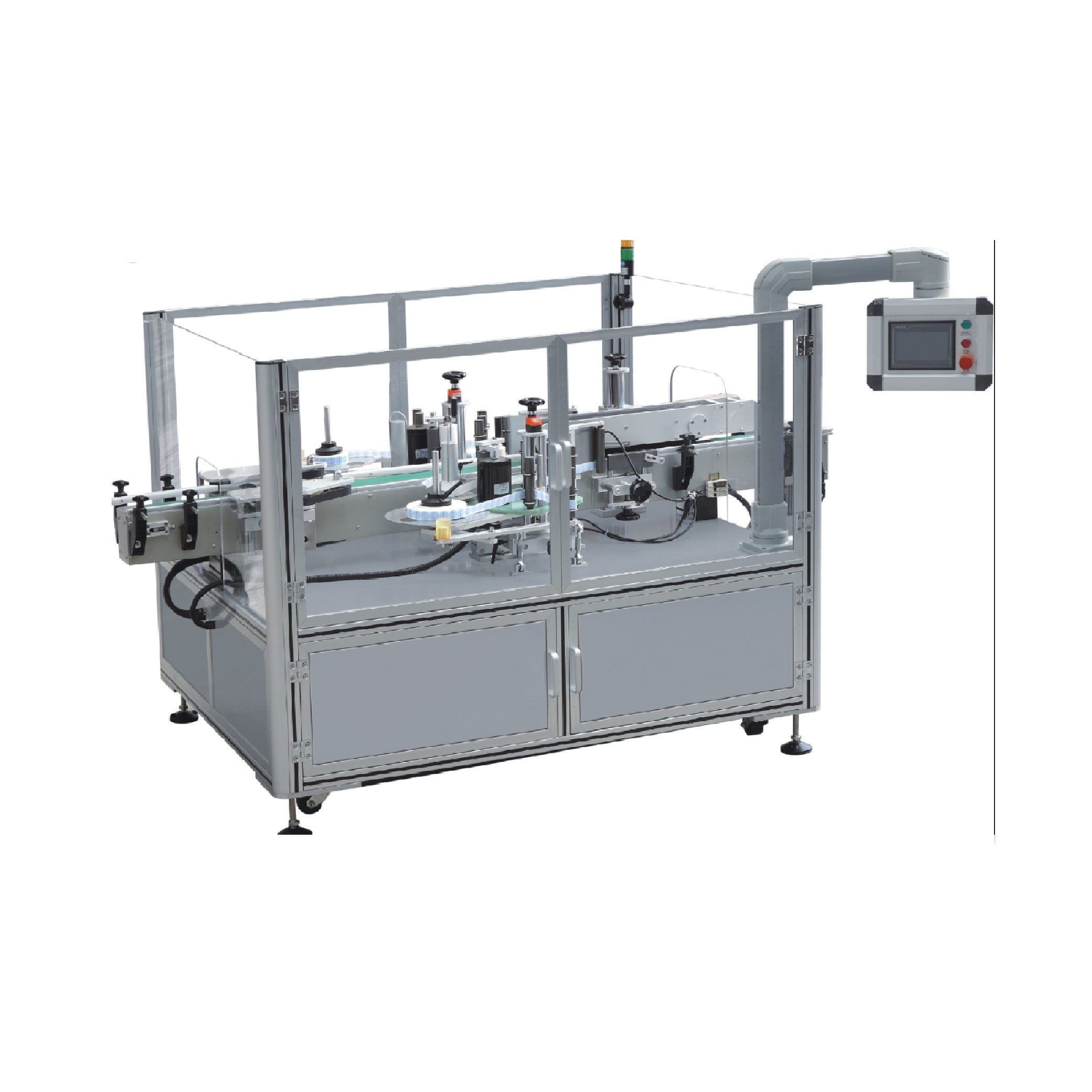 Automatic diagnol  self adhesive labeling machine 01